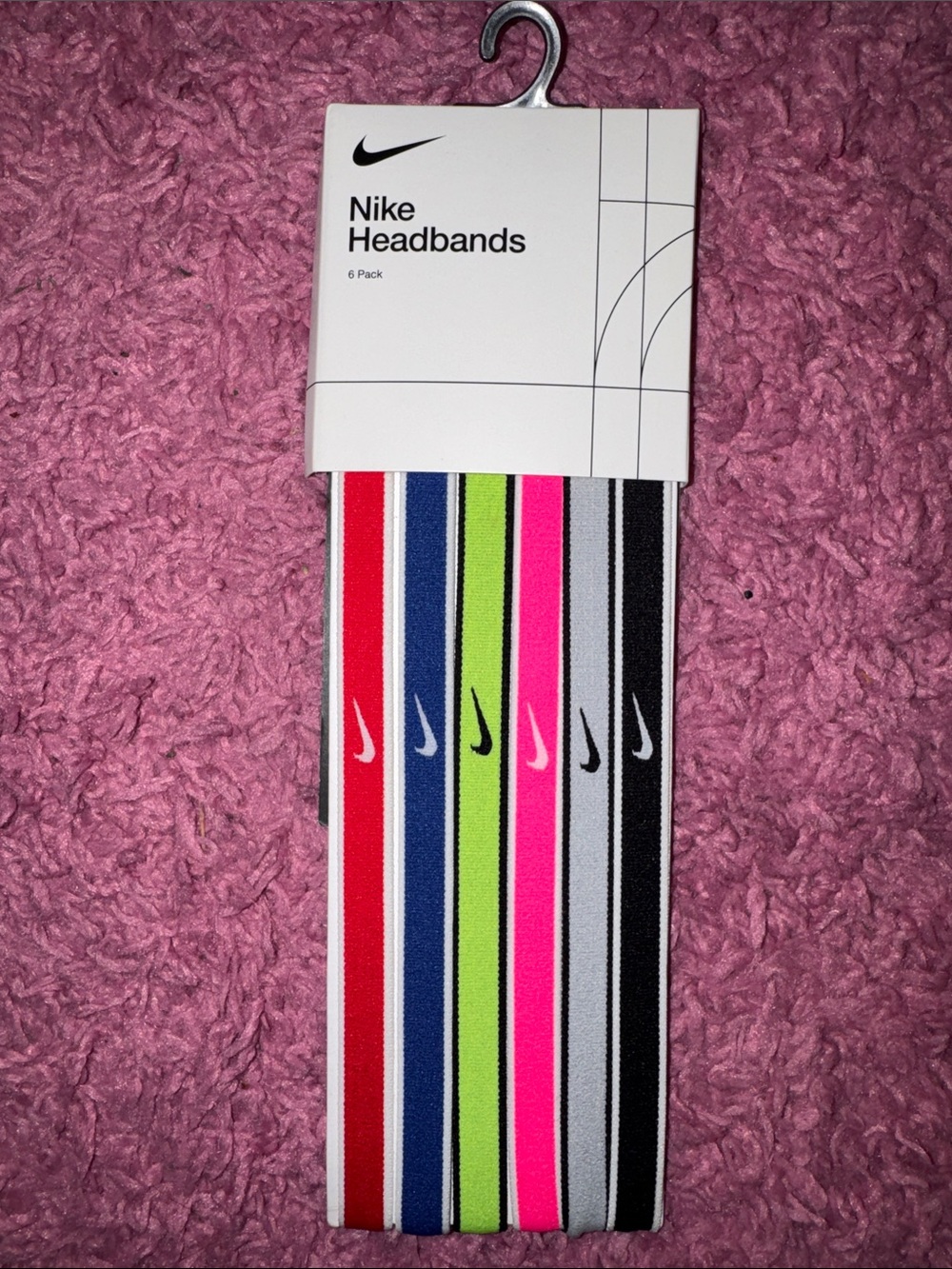 Nike 6-Pack Elastic Headbands